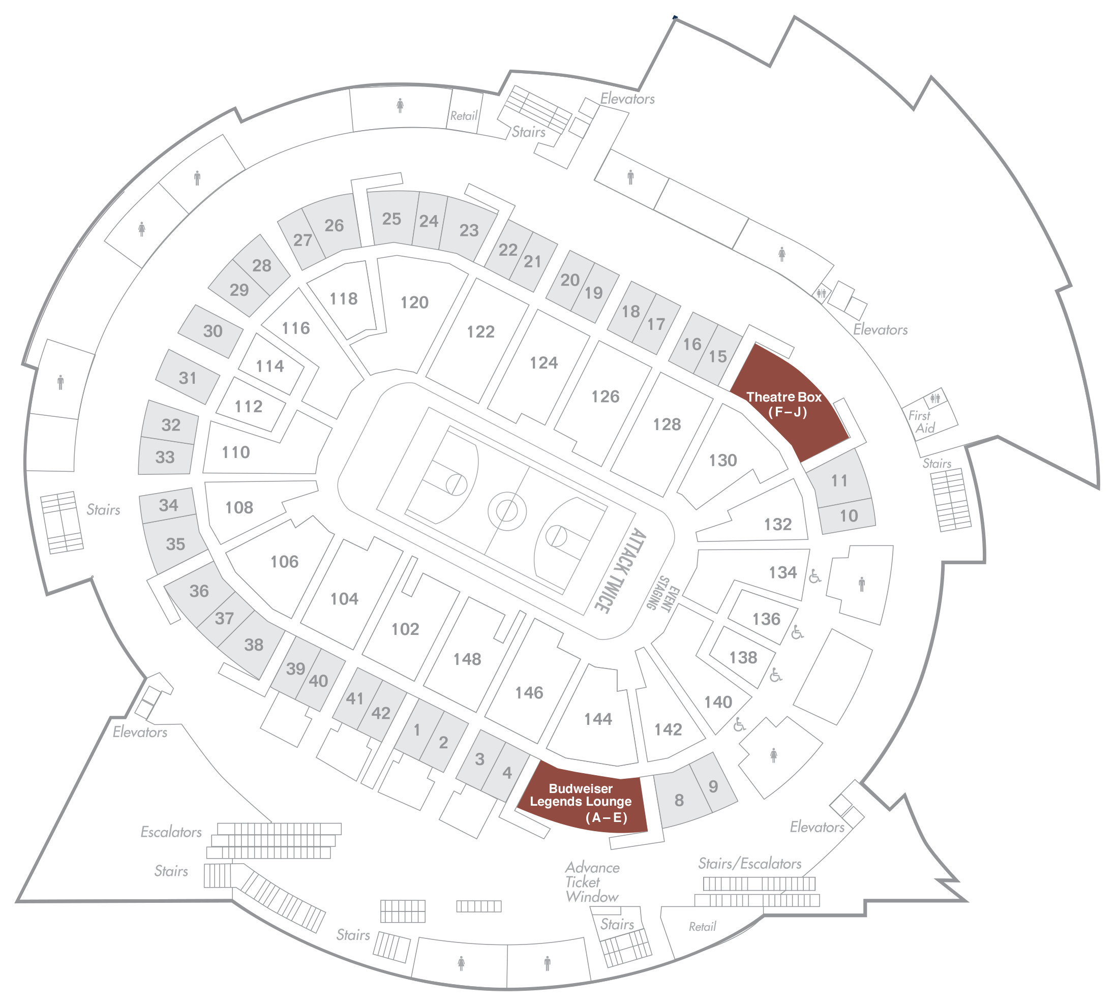 Pepsi Center Suite Seating Chart