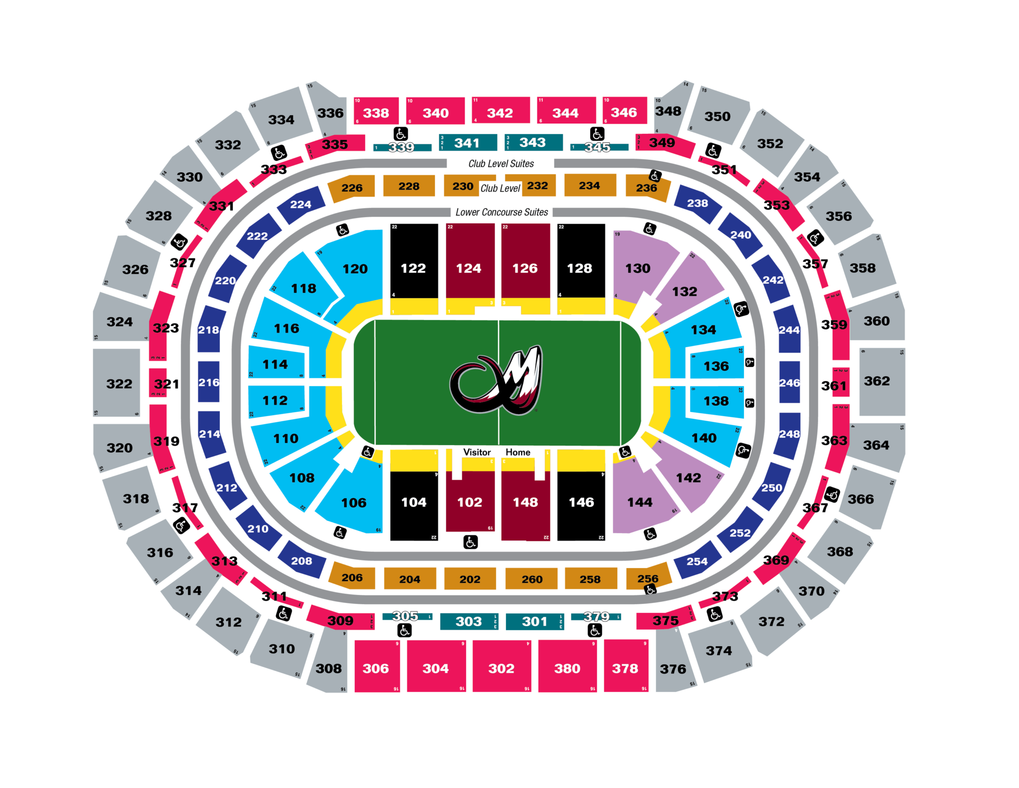 Pepsi Center Seating Chart