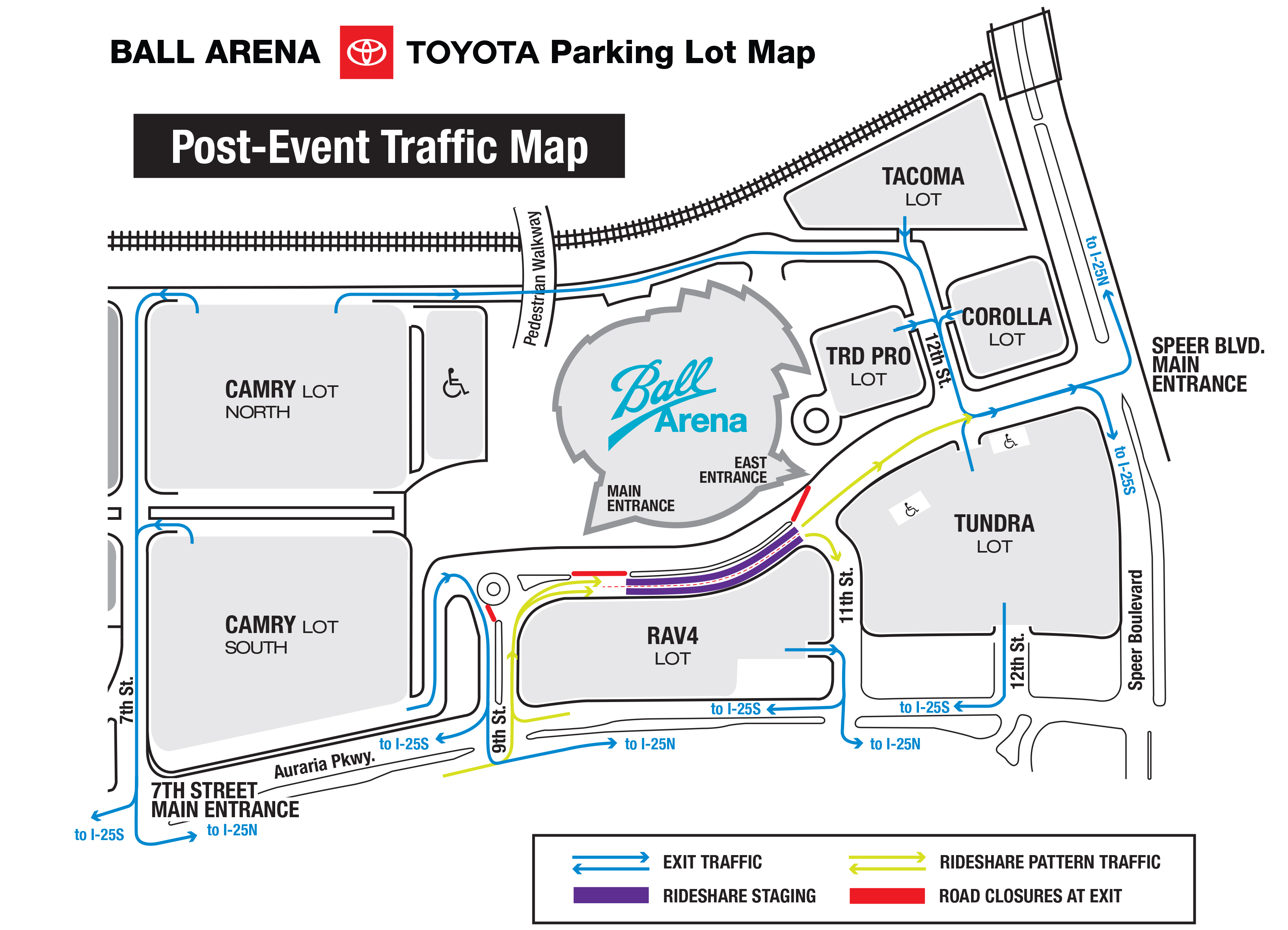 Rideshare Post-Event Traffic Map